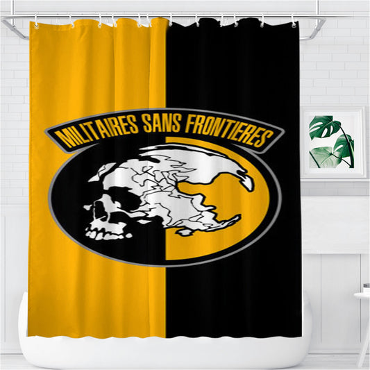 Militaires Sans Frontieres Bathroom Shower Curtain Fabric Waterproof | 66 X 72 Inch