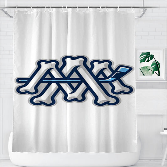 Milwaukee Admirals Icon Bathroom Shower Curtain Fabric Waterproof | 66 X 72 Inch