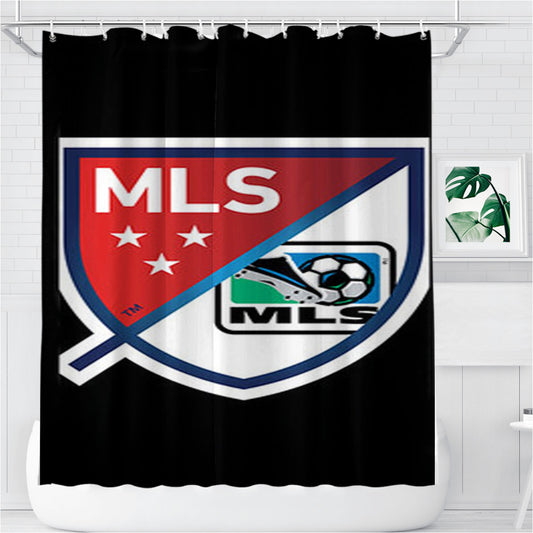 Mls Logo Bathroom Shower Curtain Fabric Waterproof | 66 X 72 Inch