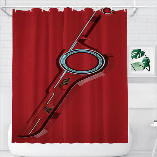 Personalized Monado Xenoblade Chronicles Shower Curtain Farmhouse Bathroom Decor