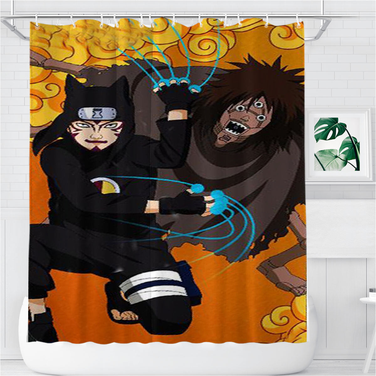 Naruto Shippuden Kankuro Bathroom Shower Curtain Fabric Waterproof | 66 X 72 Inch