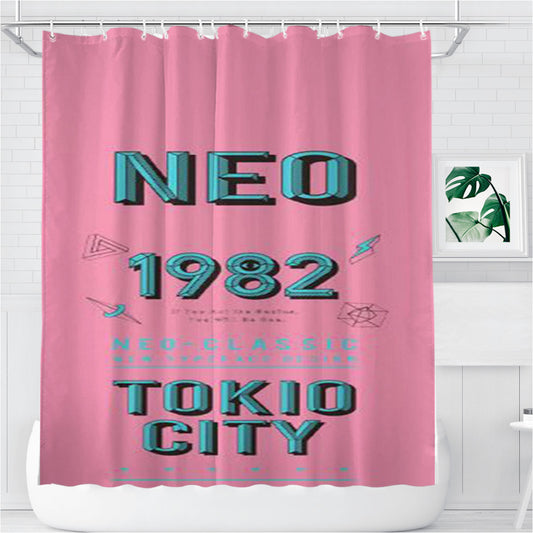 Personalized Neo 198 Shower Curtain Farmhouse Bathroom Decor