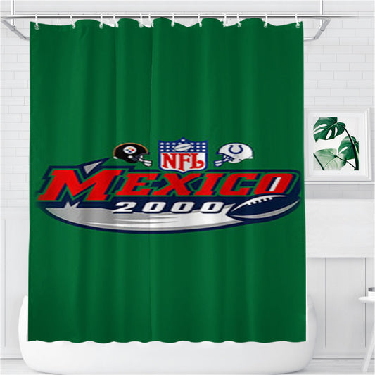 Personalized Nfl Mexico 000 Gre Shower Curtain Farmhouse Bathroom Decor