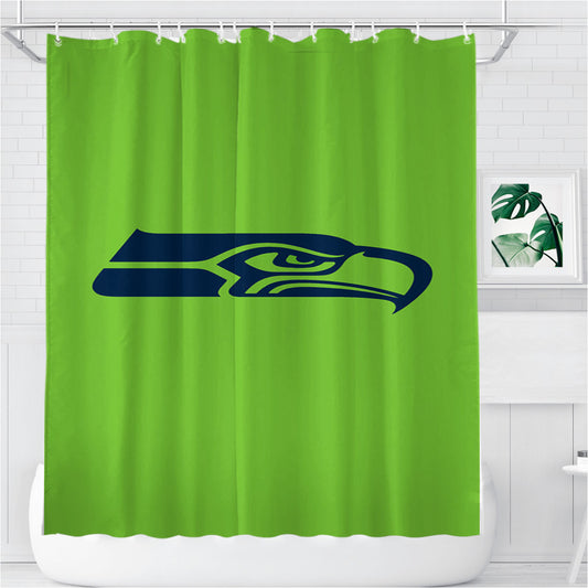 Personalized Nfl Seattle Seahawks Shower Curtain Farmhouse Bathroom Decor