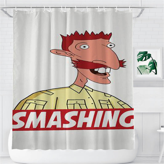 Personalized Nigel Thornberry Shower Curtain Farmhouse Bathroom Decor