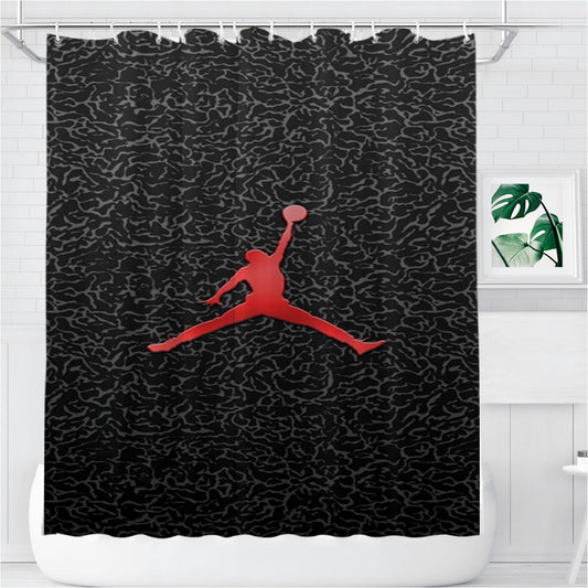 Personalized Nike Wallpaper Shower Curtain Farmhouse Bathroom Decor