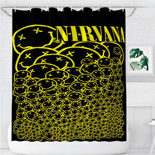 Personalized Nirvana Design Shower Curtain Farmhouse Bathroom Decor
