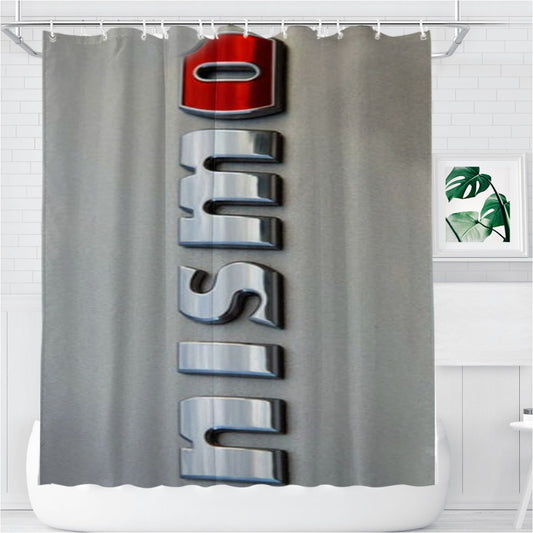 Nismo Bathroom Shower Curtain Fabric Waterproof | 66 X 72 Inch