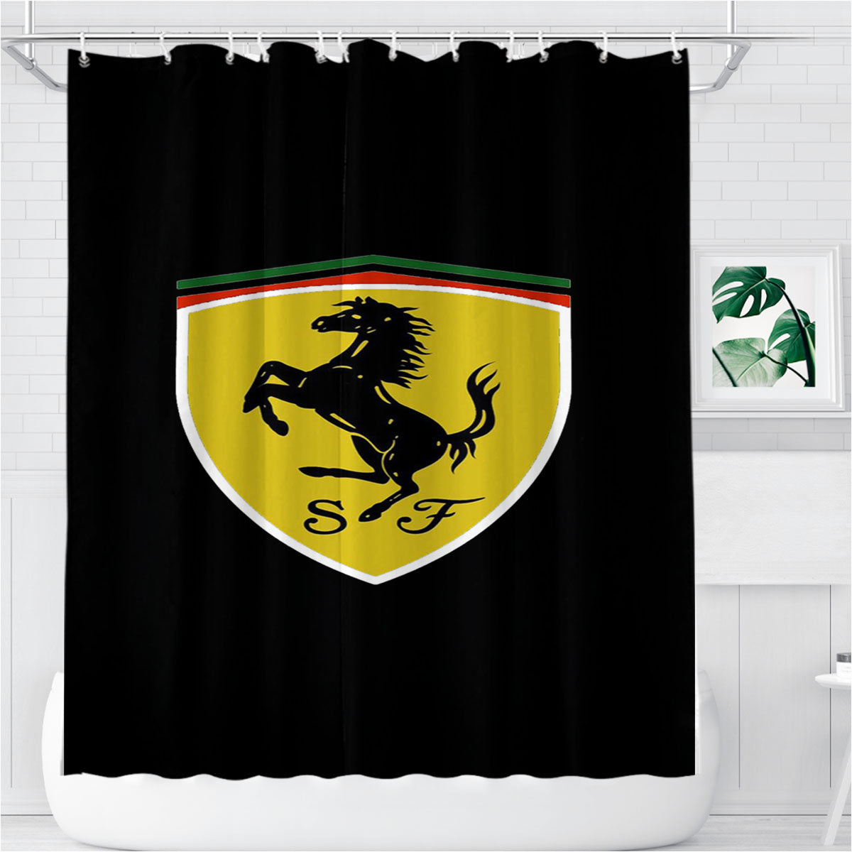 Nissan Gtr Logo Bathroom Shower Curtain Fabric Waterproof | 66 X 72 Inch