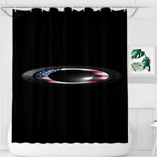 Personalized Oakley American Shower Curtain Farmhouse Bathroom Decor