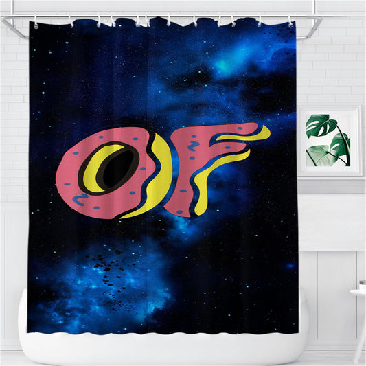 Personalized Odd Future In Galaxy Nebula Shower Curtain Farmhouse Bathroom Decor