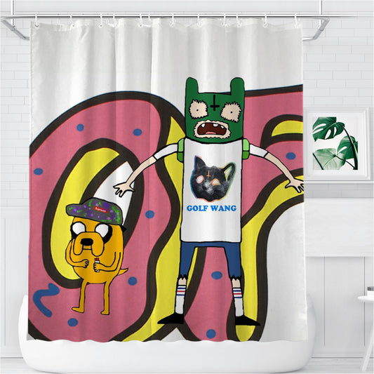 Personalized Odd Future Time Shower Curtain Farmhouse Bathroom Decor