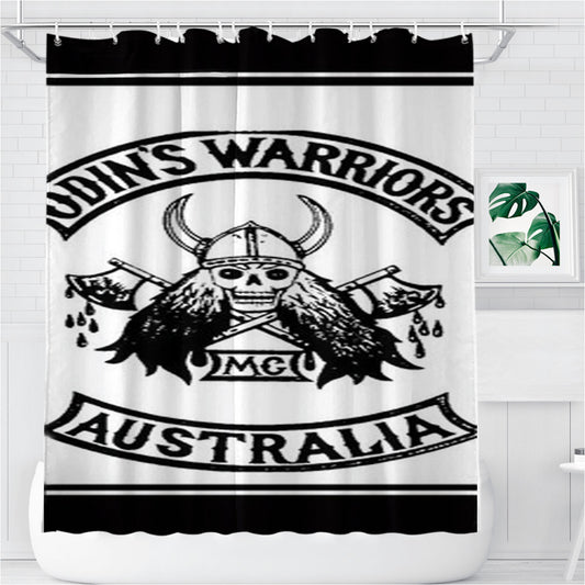 Personalized Odins Warriors Australia Shower Curtain Farmhouse Bathroom Decor