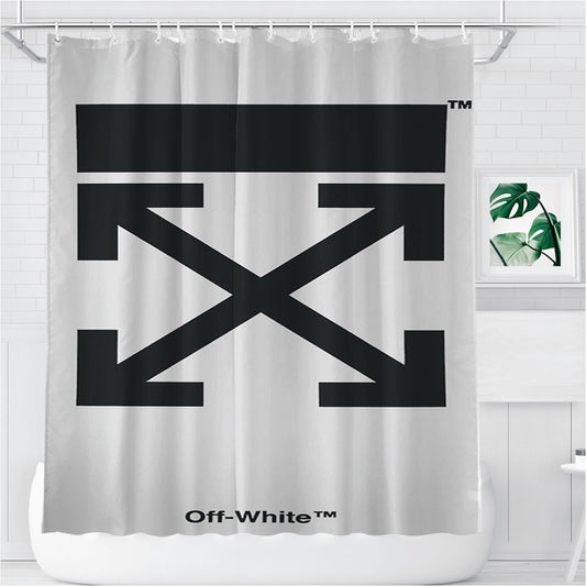 Personalized Off White 5 Shower Curtain Farmhouse Bathroom Decor