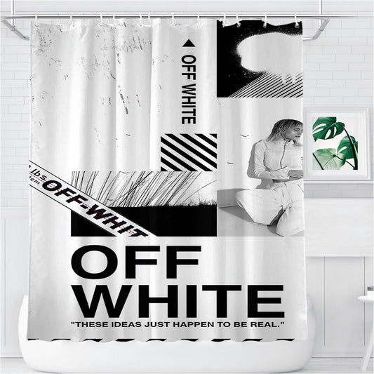Personalized Off White These Ideas Just Happen To Be Real Shower Curtain Farmhouse Bathroom Decor