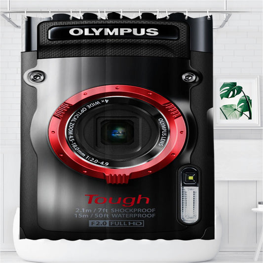 Personalized Olympus Stylus Tg Ihs Digital Came Shower Curtain Farmhouse Bathroom Decor