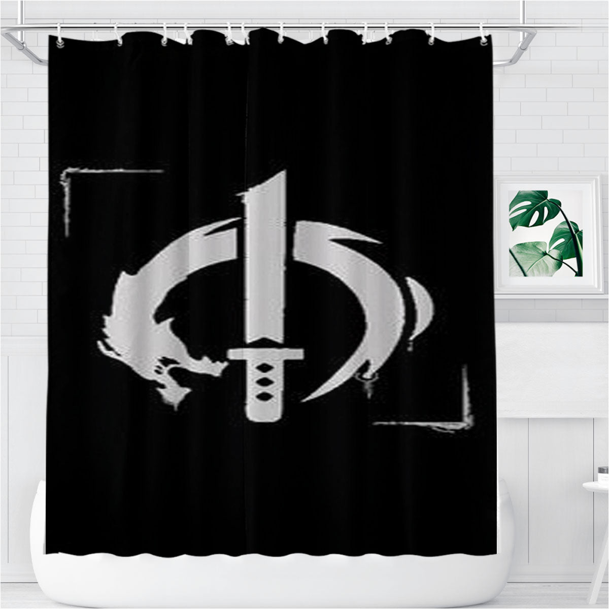 Overwatch Genji Bathroom Shower Curtain Fabric Waterproof | 66 X 72 Inch