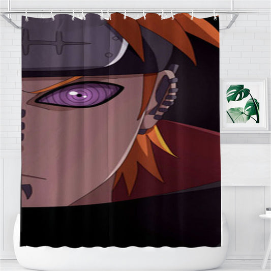Personalized Pain Naruto Picture Shower Curtain Farmhouse Bathroom Decor