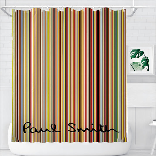 Personalized Paul Smith Shower Curtain Farmhouse Bathroom Decor