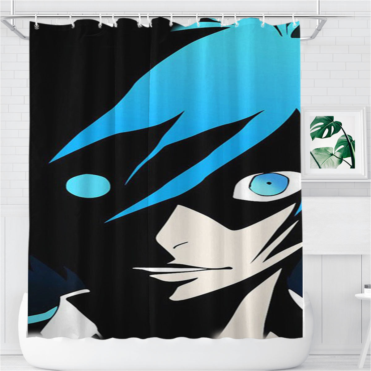 Persona Arisato Minato Bathroom Shower Curtain Fabric Waterproof | 66 X 72 Inch