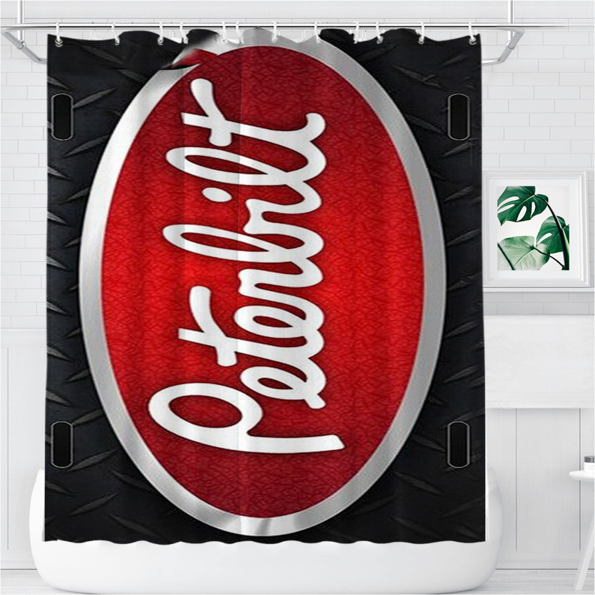 Peterbilt Bathroom Shower Curtain Fabric Waterproof | 66 X 72 Inch