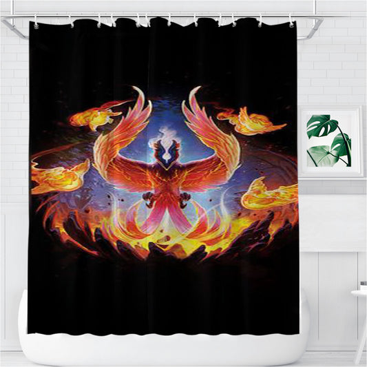 Personalized Phoenix Dota Shower Curtain Farmhouse Bathroom Decor