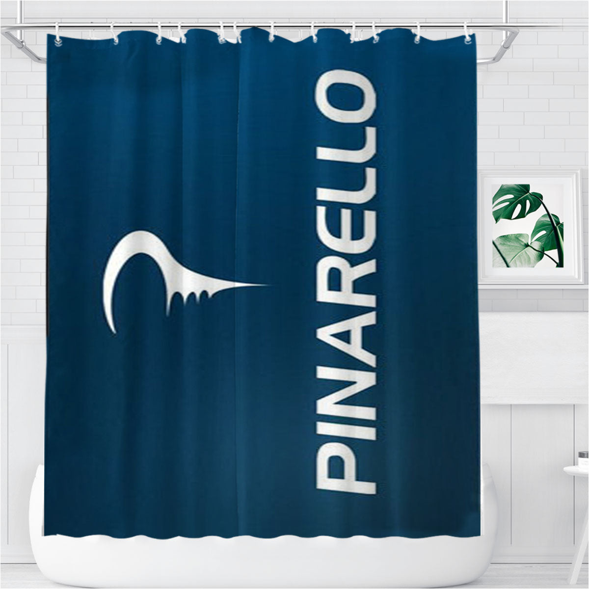 Pinarello Bathroom Shower Curtain Fabric Waterproof | 66 X 72 Inch