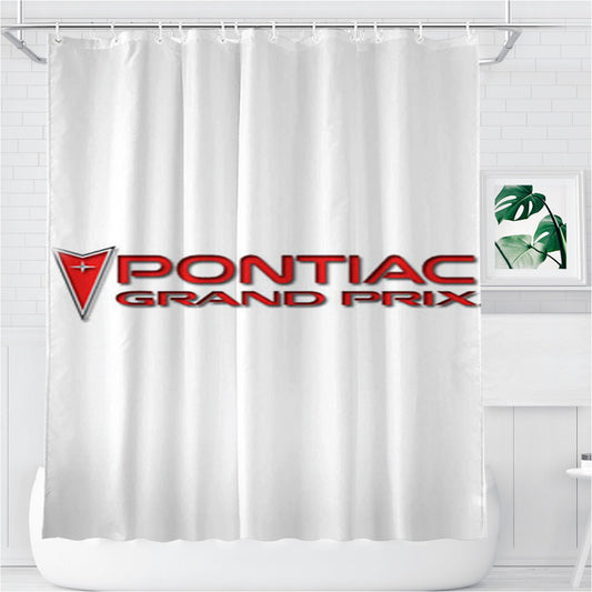 Personalized Pontiac Grand Prix Shower Curtain Farmhouse Bathroom Decor