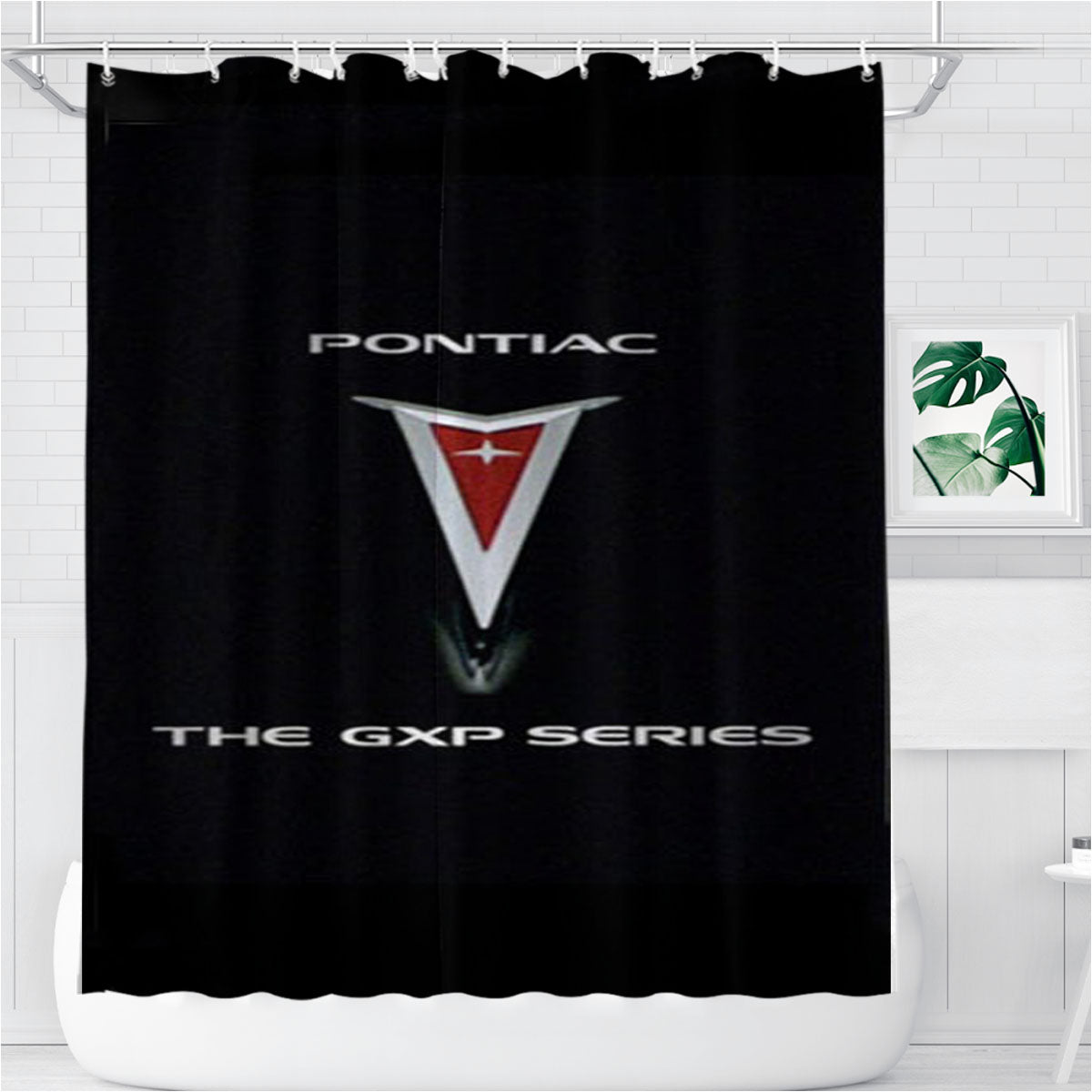 Pontiac The Gxp Series Bathroom Shower Curtain Fabric Waterproof | 66 X 72 Inch