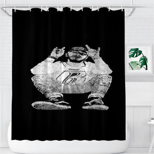 Personalized Post Malone Hip Hop Music Rock Shower Curtain Farmhouse Bathroom Decor