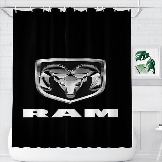 Personalized Ram Dodge Ram Shower Curtain Farmhouse Bathroom Decor