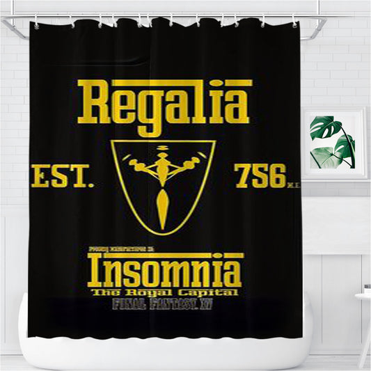 Regalia Motors Bathroom Shower Curtain Fabric Waterproof | 66 X 72 Inch