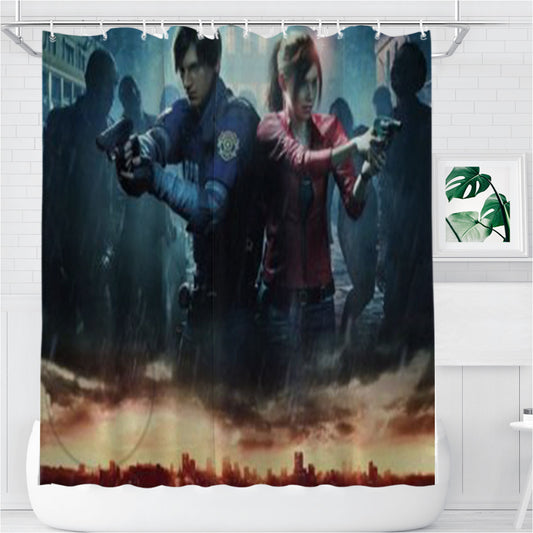 Personalized Resident Evil 019 Ga Shower Curtain Farmhouse Bathroom Decor