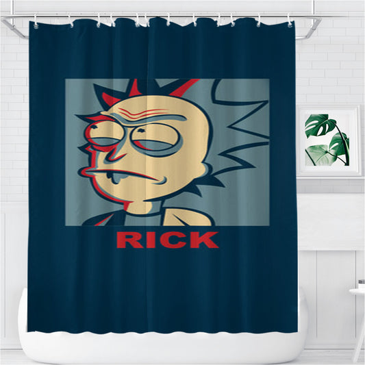 Personalized Rick Red - Ram Shower Curtain Farmhouse Bathroom Decor