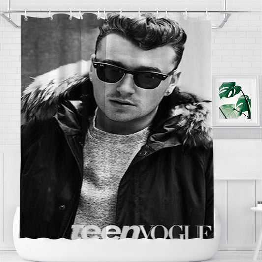 Personalized Sam Smith New Cute Shower Curtain Farmhouse Bathroom Decor