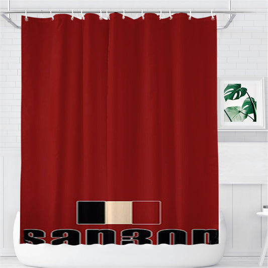 Sanbon Pro Apparel Bathroom Shower Curtain Fabric Waterproof | 66 X 72 Inch
