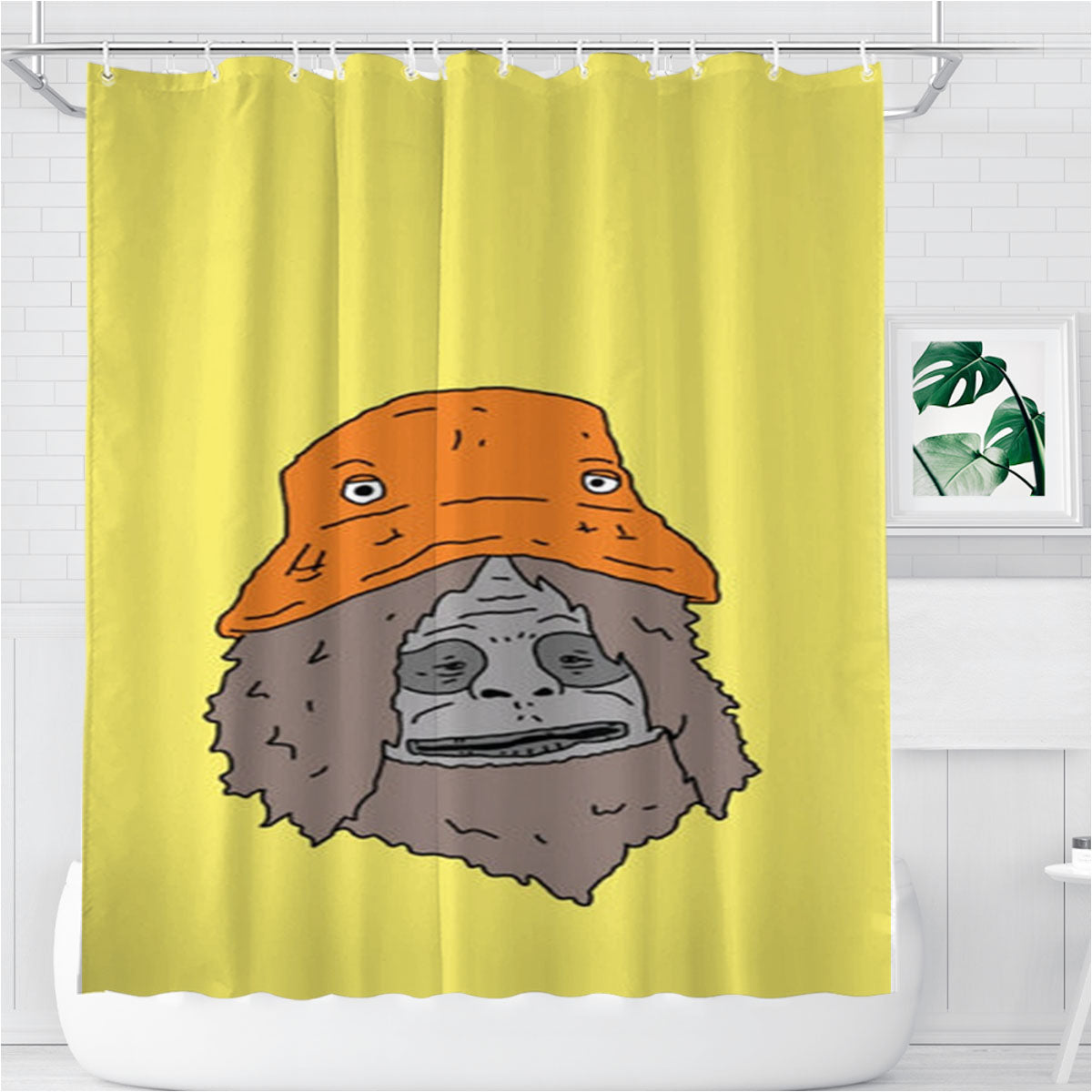 Sassy Bathroom Shower Curtain Fabric Waterproof | 66 X 72 Inch