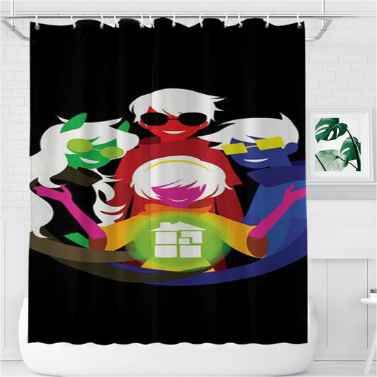 Saviors Of The World Bathroom Shower Curtain Fabric Waterproof | 66 X 72 Inch