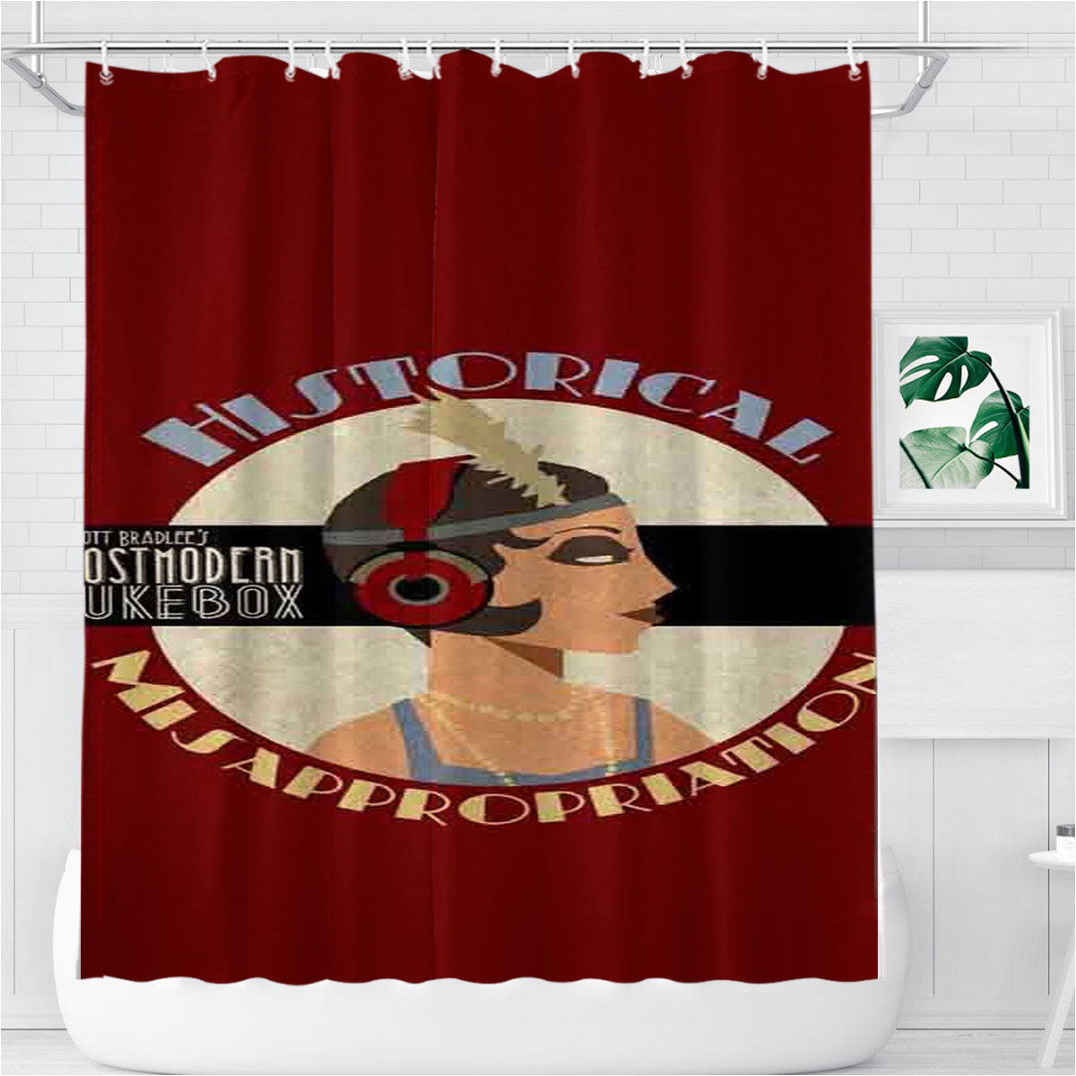 Scott Bradlee Postmodern Jukebox Historical Misappropriation Bathroom Shower Curtain Fabric Waterproof | 66 X 72 Inch