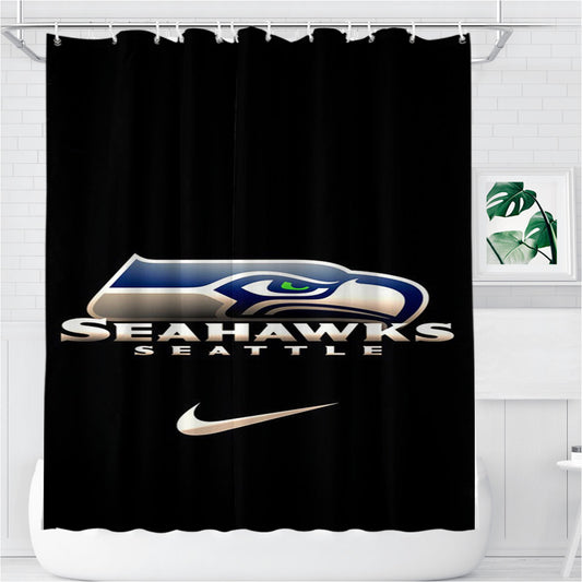 Seattle Seahawks Nfl New Bathroom Shower Curtain Fabric Waterproof