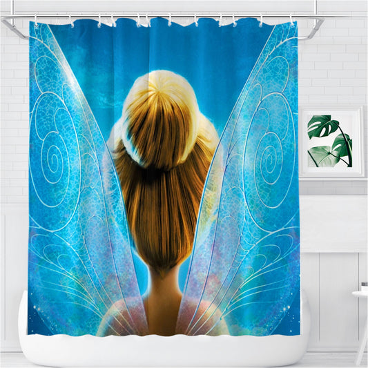 Secret Of Wings Bathroom Shower Curtain Fabric Waterproof | 66 X 72 Inch