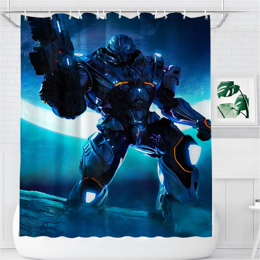 Section 8 Prejudice Bathroom Shower Curtain Fabric Waterproof | 66 X 72 Inch