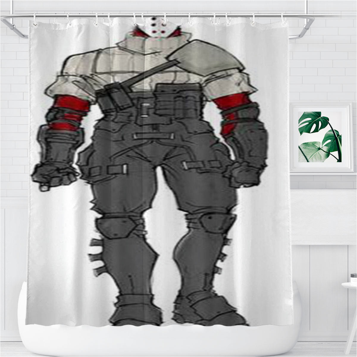 Shadow Complex Remastered Bathroom Shower Curtain Fabric Waterproof | 66 X 72 Inch