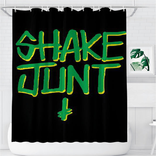 Personalized Shake Junt Deathwish Shower Curtain Farmhouse Bathroom Decor