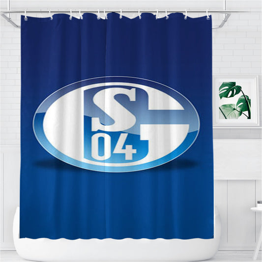Shalke 04 Bathroom Shower Curtain Fabric Waterproof | 66 X 72 Inch