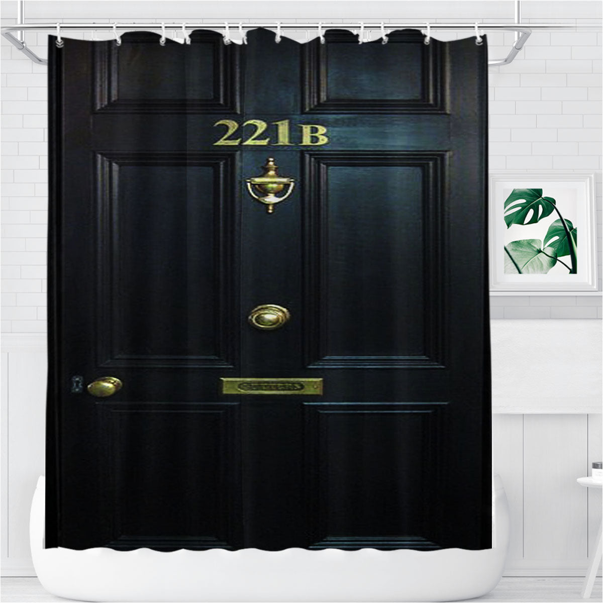 Sherlock Holmes 1B Do Bathroom Shower Curtain Fabric Waterproof | 66 X 72 Inch