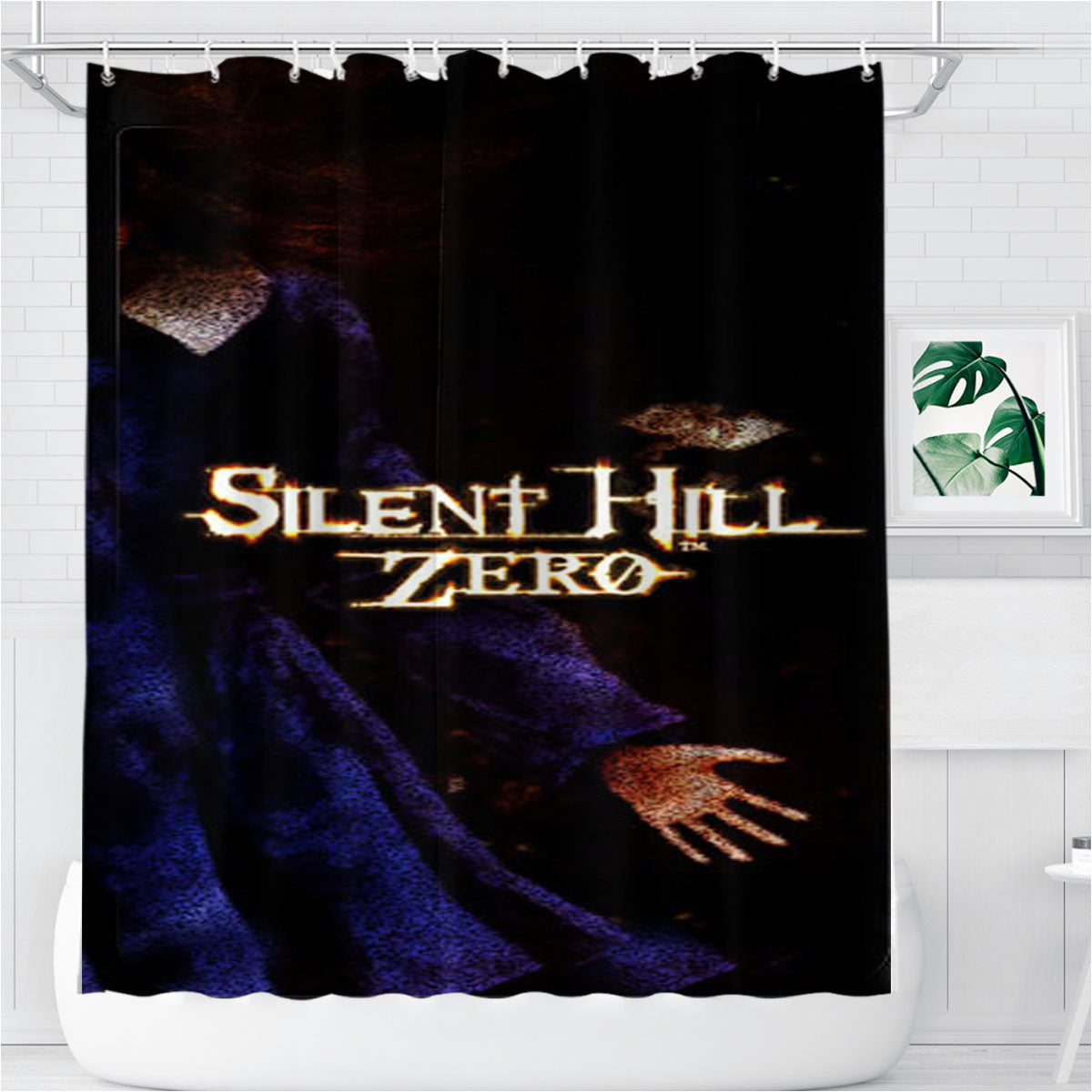 Silent Hill Zero Bathroom Shower Curtain Fabric Waterproof | 66 X 72 Inch