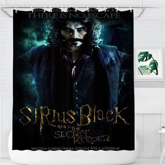 Sirius Black And The Secret Keeper Bathroom Shower Curtain Fabric Waterproof | 66 X 72 Inch