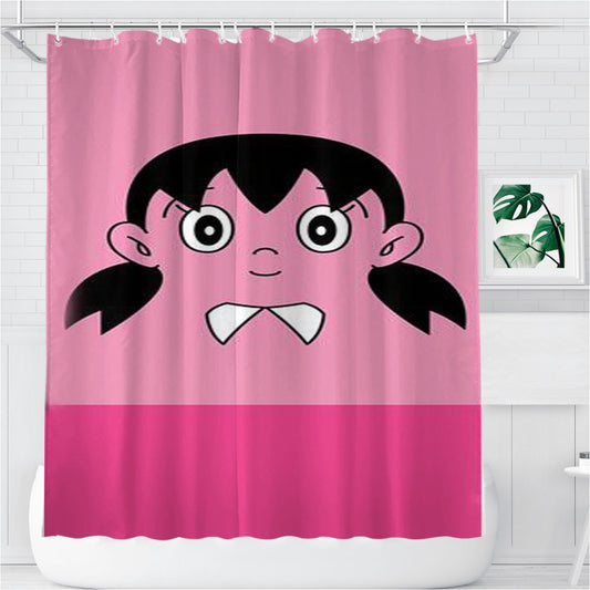 Sizuka Minimalist Bathroom Shower Curtain Fabric Waterproof | 66 X 72 Inch