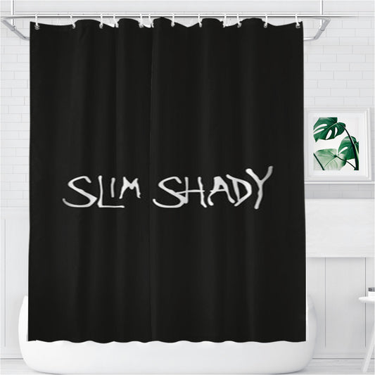 Personalized Slim Shady Eminem Shower Curtain Farmhouse Bathroom Decor